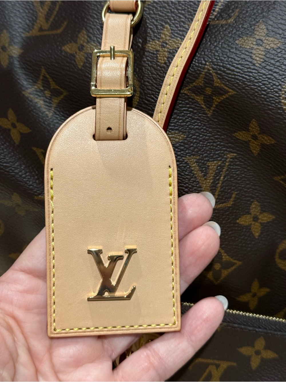 Louis Vuitton Monogram Canvas Hobo Shoulder Bag in Brown and Natural - Picture 15 of 16